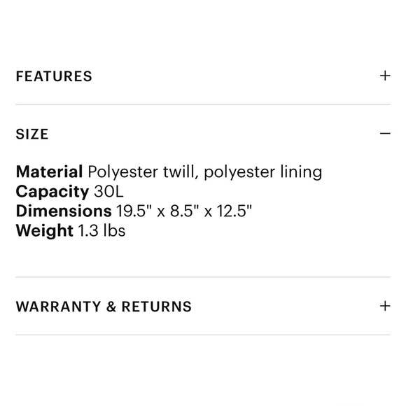 AWAY Featherlight Tote Black - Picture 12 of 13